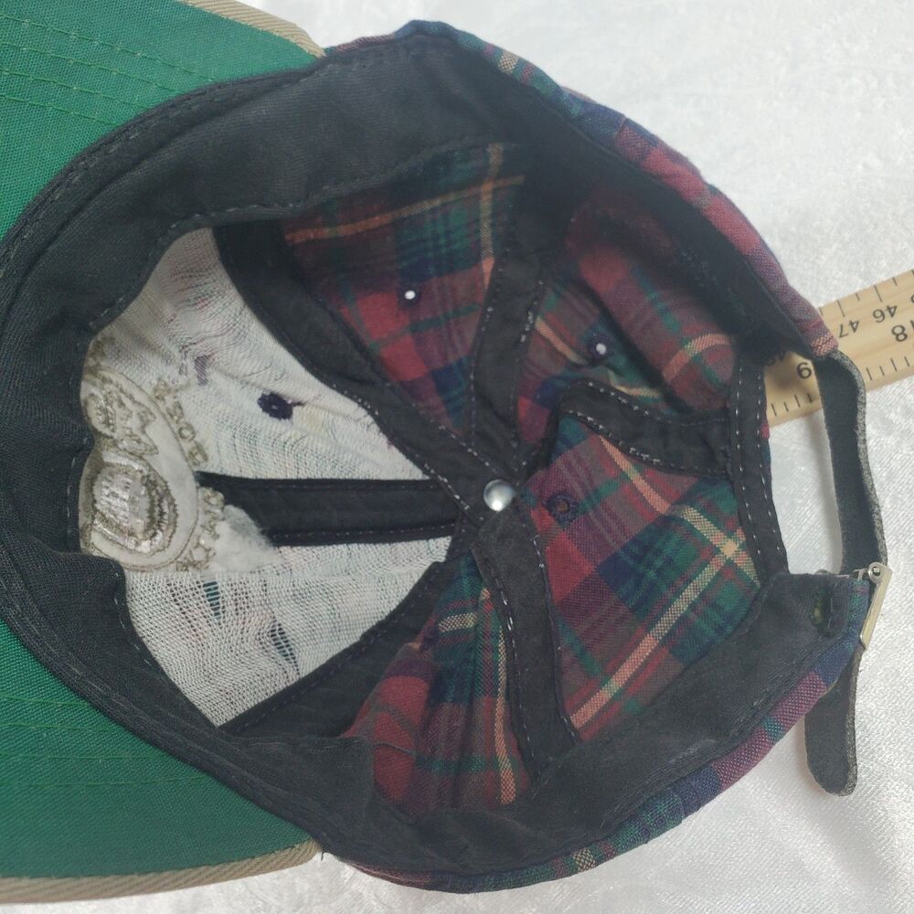Vintage Eskimo Joe’s Stillwater OK Plaid Adjustable Strapback Baseball Hat Cap - Picture 6 of 6
